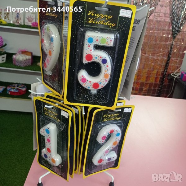 Гигантски свещи за торта , снимка 1