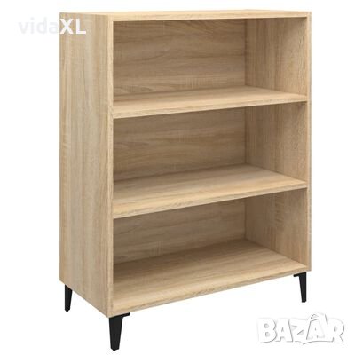 vidaXL Сайдборд, дъб сонома, 69,5x32,5x90 см, инженерно дърво(SKU:812252, снимка 1