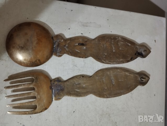 комплект вилица и лъжица за декорация, снимка 5 - Други ценни предмети - 44261488