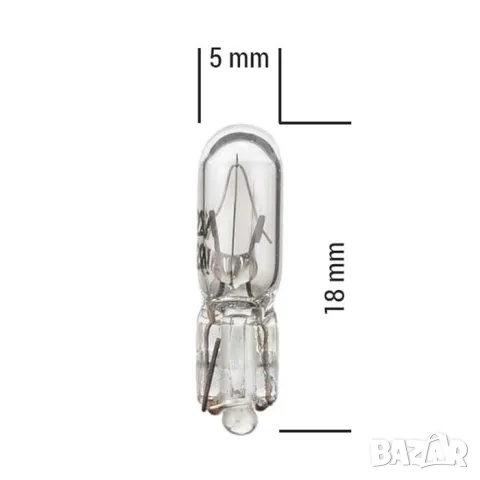 Maxxx Light T5 крушки 12 V 2 W 10 броя, снимка 3 - Аксесоари и консумативи - 55864430