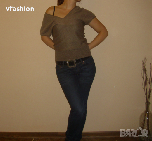 Дамска блуза фино плетиво, снимка 2 - Тениски - 36209140