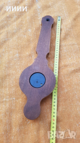 Барометър с термометър Fisher, снимка 3 - Антикварни и старинни предмети - 52135228