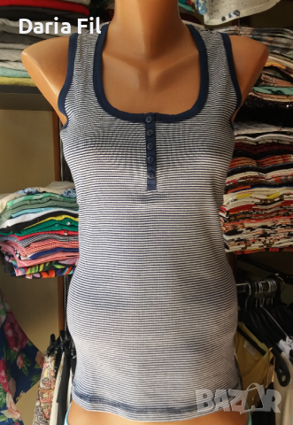 -20% Потник в бяло-сини цветове еластичен , снимка 1