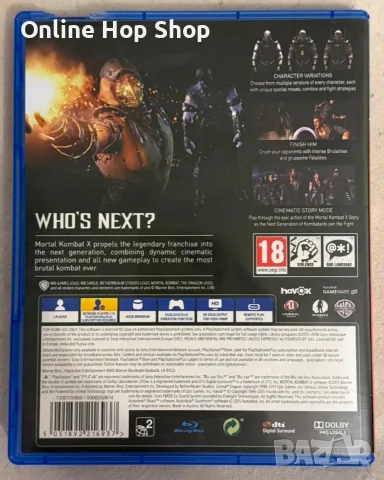 Mortal Kombat X PS4, снимка 2 - Игри за PlayStation - 55712286