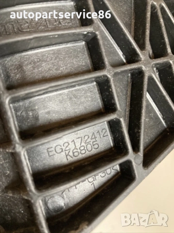 Задна лява външна дръжка на врата червена за Mazda CX-7 2.3T (2011) EG2172412, снимка 2 - Части - 53655064