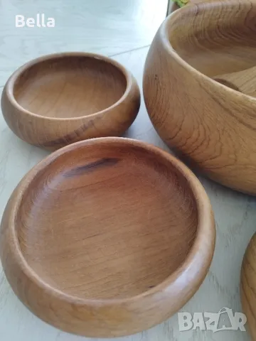 Дървени комплекти за салата , снимка 10 - Прибори за хранене, готвене и сервиране - 49563823