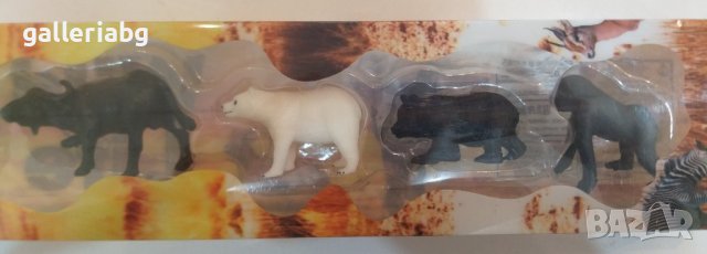 Комплект с малки животни , торта , снимка 3 - Фигурки - 42109767