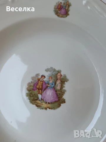 Порцеланово плато Изида с мотив Ромео и Жулиета 