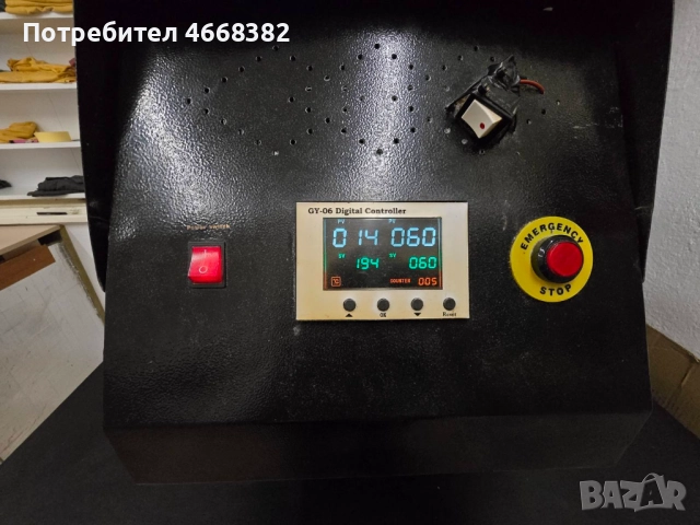 Пневматична термо преса 75х105см до 220 градуса, снимка 3 - Други машини и части - 52652099