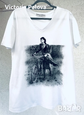 Блуза/тениска  лукс MARIELLA BURANI vintage Италия, снимка 12 - Тениски - 51635310