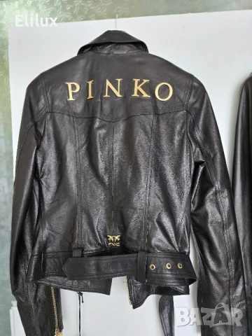 Дамско естествена кожа яке Пинко, снимка 1