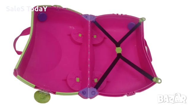 Детски куфар, с колелца, 40см, калинка, снимка 3 - Кенгура и ранички - 42253031