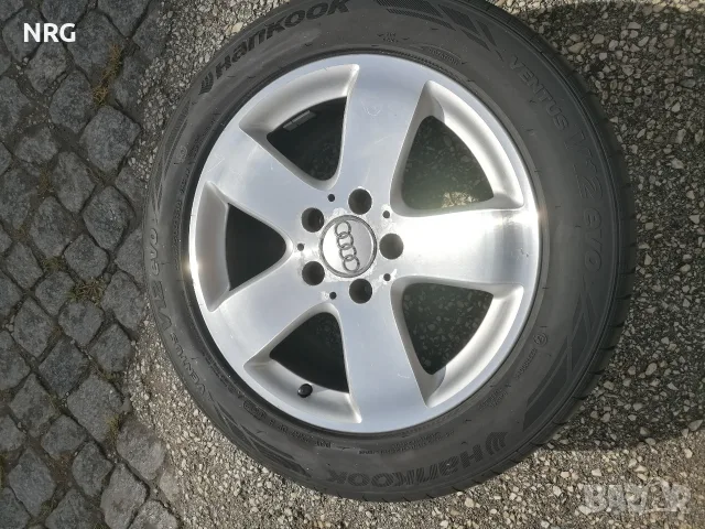 Алиминиеви Джанти 16 цола 5x112 Mercedes Audi+Гуми Hankook 225 50 16 , снимка 5 - Гуми и джанти - 56079790
