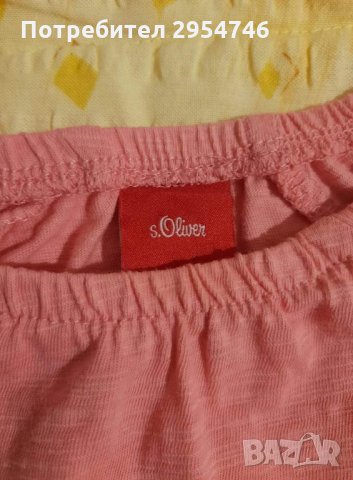 Рокля s'Oliver, размер 74 см., снимка 2 - Бебешки рокли - 34111508