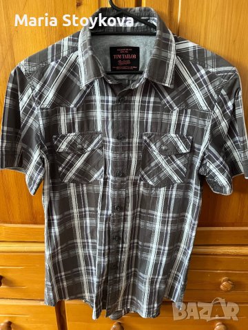 Мъжка риза -Tom Tailor, снимка 1 - Ризи - 40386023