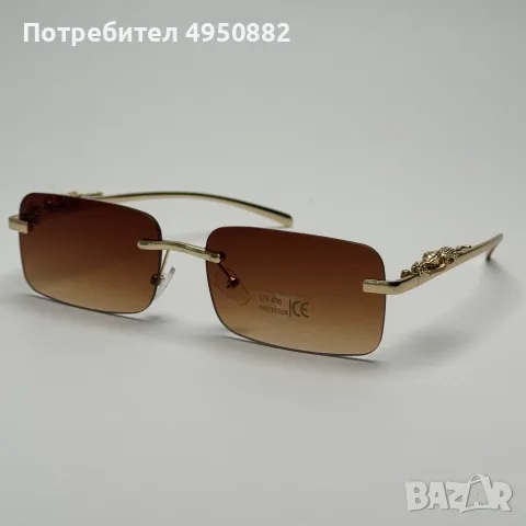 Слънчеви очила La Phanthere нови, черни и кафяви, UV400 защита Унисекс