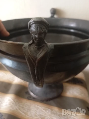 Купа и ваза в бароков стил, снимка 5 - Антикварни и старинни предмети - 50832116