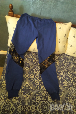 Спортно елегантен панталон с дантела , снимка 4 - Панталони - 44822261