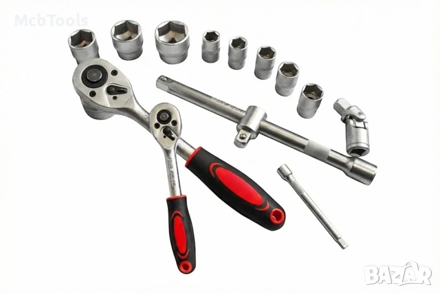 Гедоре к-т 303части 1/2″ и 1/4″ Stahlmayer, снимка 3 - Гедорета - 53572562