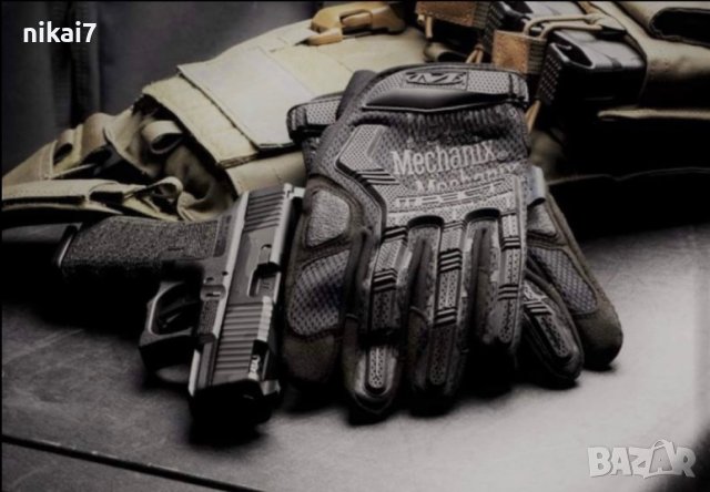 тактически ръкавици с протектор airsoft военни самозащита стрелба лов, снимка 2 - Раници - 42077276