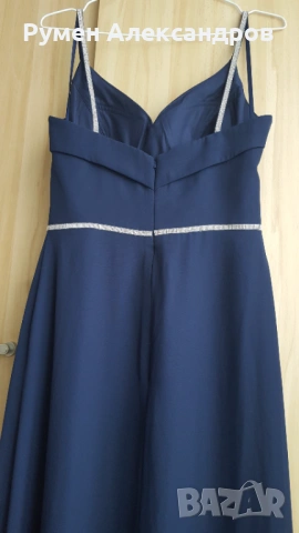 Официална синя рокля Magic Nights размер M  EUR38 ръст 170-180, снимка 13 - Рокли - 53650020