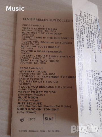 ✅Elvis Presley ‎– Sun Collection - оригинална аудио касета, снимка 2 - Аудио касети - 39603727