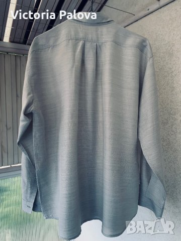 Разкошна копринена риза MANI ( ARMANI) Италия, снимка 7 - Ризи - 40532238