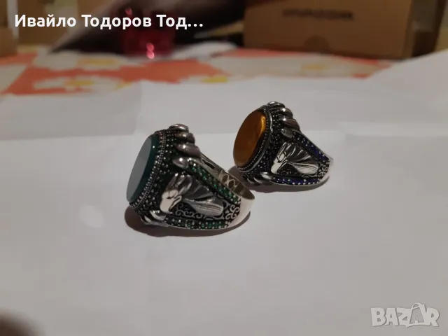 Бутикови сребърни пръстени ювелирна изработка, снимка 2 - Пръстени - 47898195