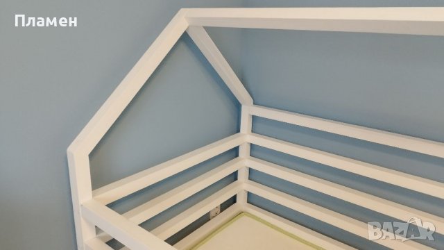 Детско легло тип къщичка с издърпващ се шкаф, снимка 3 - Спални и легла - 39571239