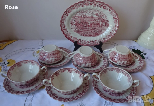 Английски сервиз за хранене Myott Country Life, снимка 4 - Сервизи - 52933578