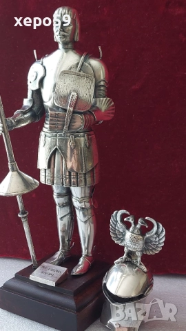 Много рядка фигура- скулптура от солидно сребро 800,края на 19век Ръчна работа., снимка 16 - Антикварни и старинни предмети - 52217344