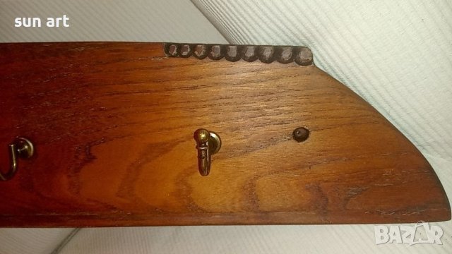 старинна закачалка с автентична българска дърворезба, снимка 17 - Антикварни и старинни предмети - 41067347