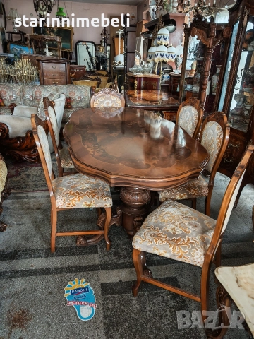 Красив трапезен комплект , снимка 11 - Маси - 52883940