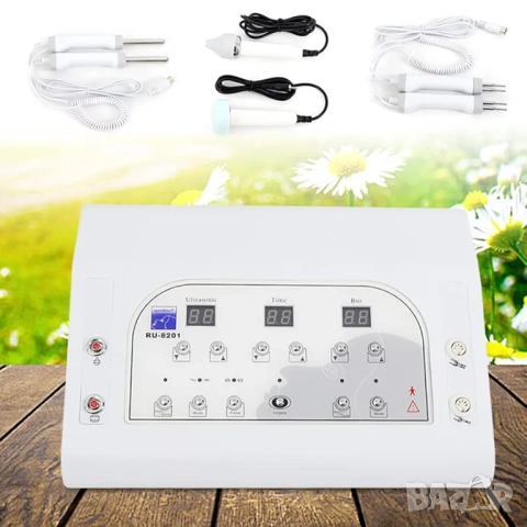 Професионален Козметичен уред 2 в 1 - ултразвук и био лифтинг, снимка 4 - Козметични уреди - 52035616