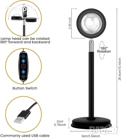 Проектор с лапма залез/дъга, снимка 4 - Друга електроника - 53775657