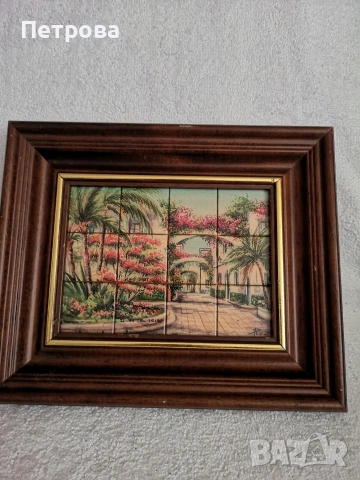 картина с теракота. , снимка 2 - Картини - 53801331