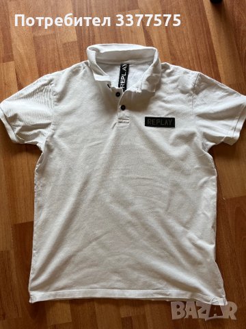 Replay тениска с якичка яка polo Fan point