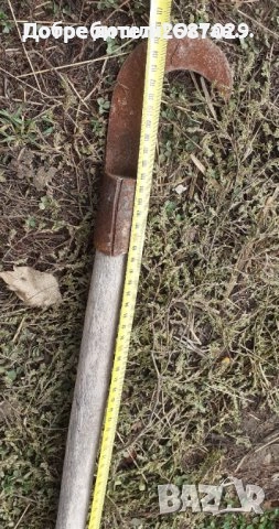 Плоскорез, инструмент за борба с трева, вид мотика, ножица са ашладисване, стари инструменти, снимка 10 - Други инструменти - 38660268