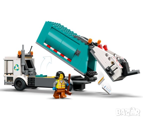 LEGO® City Great Vehicles 60386 - Камион за рециклиране, снимка 6 - Конструктори - 41564659