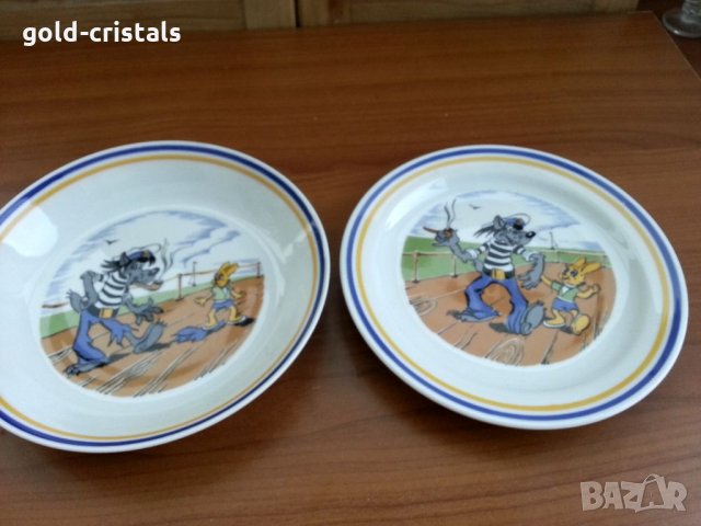 Детски чинии ГДР, снимка 2 - Антикварни и старинни предмети - 33961664