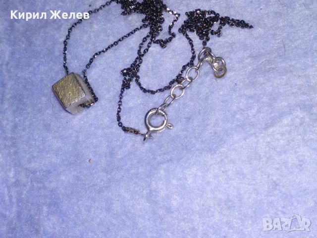 ПРЕКРАСНО НЕЖНО СРЕБЪРНО АРТ ДЕКО СТИЛ КОЛИЕ СРЕБРО 925 ФИНА РЪЧНА ИЗРАБОТКА 28527, снимка 8 - Колиета, медальони, синджири - 41388505