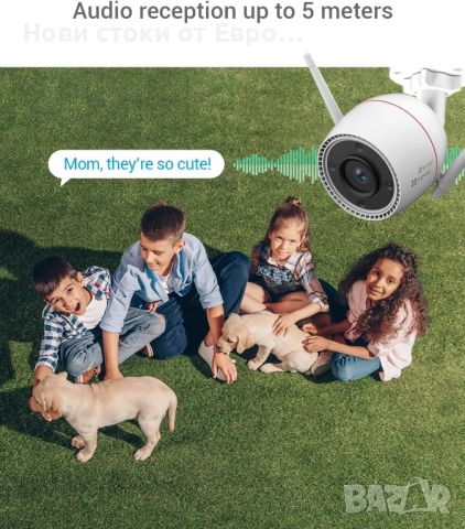 Камера за наблюдение EZVIZ C3TN 3MP WiFi Surveillance Outdoor , снимка 2 - Други - 52518234
