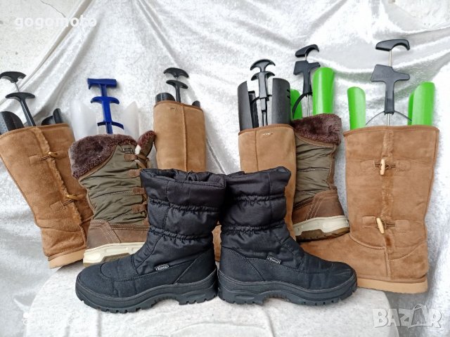 водоустойчиви апрески+котки за лед,ледохотки ICE GRIP Thermolite Snow Boots,36-37,туристически боти, снимка 6 - Дамски боти - 39306804