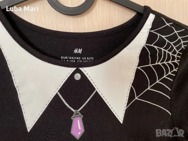 Рокля за Halloween H&M, снимка 2 - Детски рокли и поли - 47714325