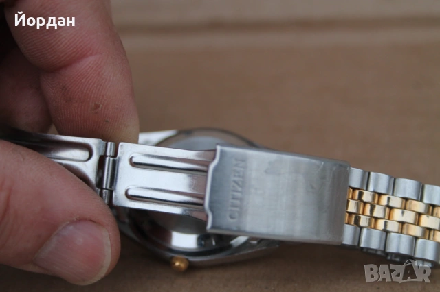 Японски автоматичен мъжки часовник ''Citizen'' /21 камъка/ , снимка 9 - Мъжки - 53512195