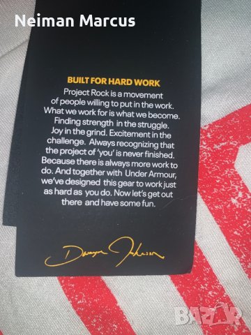 Under Armour • USA • Project Rock, снимка 3 - Тениски - 41413557