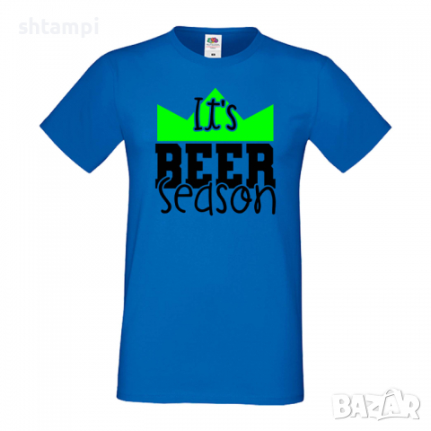 Мъжка тениска It's Beer Season 2,Бира,Бирфест,Beerfest,Подарък,Изненада,Рожден Ден, снимка 1 - Тениски - 36378343