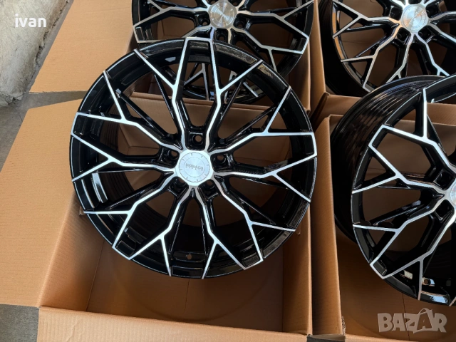 4 бр. чисто нови алуминиеви джанти Monaco 19" 5x114.3 , централен отвор 64.1 , ET40, 8,5J, снимка 3 - Гуми и джанти - 53873058