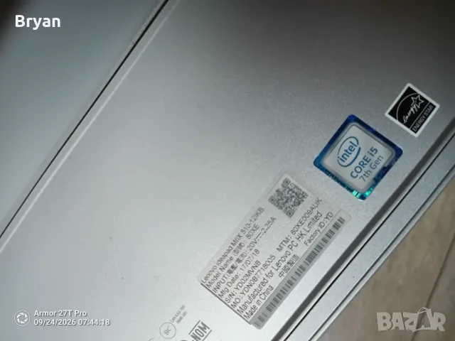 Lenovo IdeaPad Miix 510-12IKB лаптоп таблет i5 Win 10 pro, снимка 4 - Лаптопи за работа - 56213424