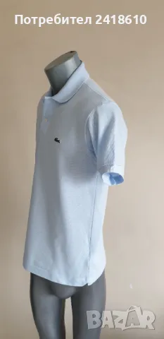 Lacoste Pique Cotton Classic Fit Mens Size 3 - S НОВО! ОРИГИНАЛ! Мъжка Тениска!, снимка 4 - Тениски - 49647242